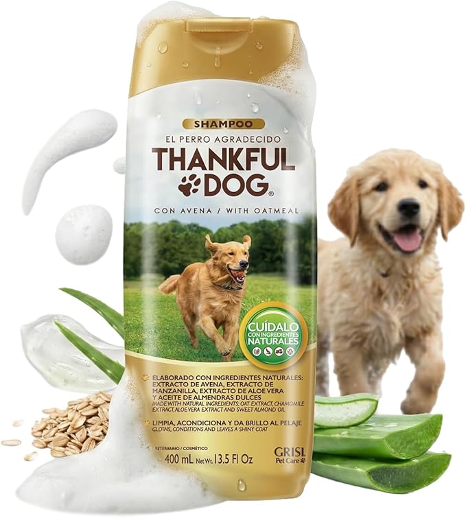 Shampoo de avena para perros